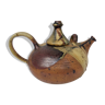 Teapot made of glazed sandstone