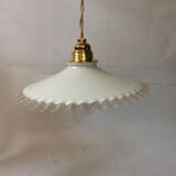 Vintage opaline pendant light