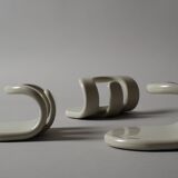 Con&Con Carlo Bartoli Space Age Wall Coat Hooks, Set of Three, Italy, 1970s