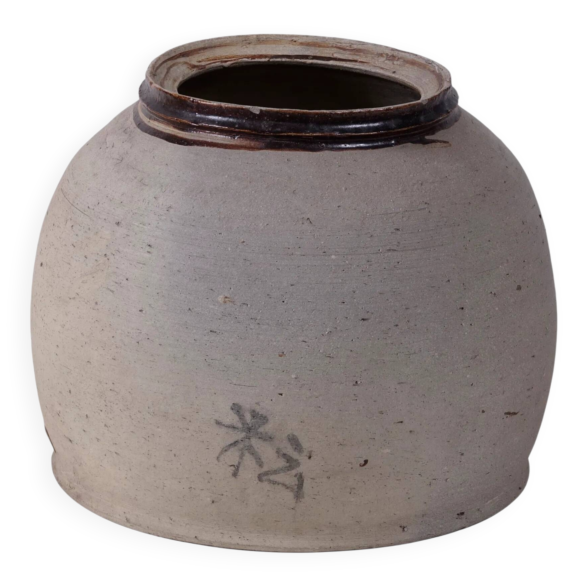 Anping - Pot chinois en terre cuite à col brun n°3