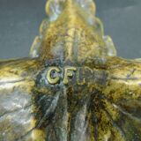 Early 20th century bronze pocket - Leaf