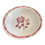 Plat creux à fleurs ancien