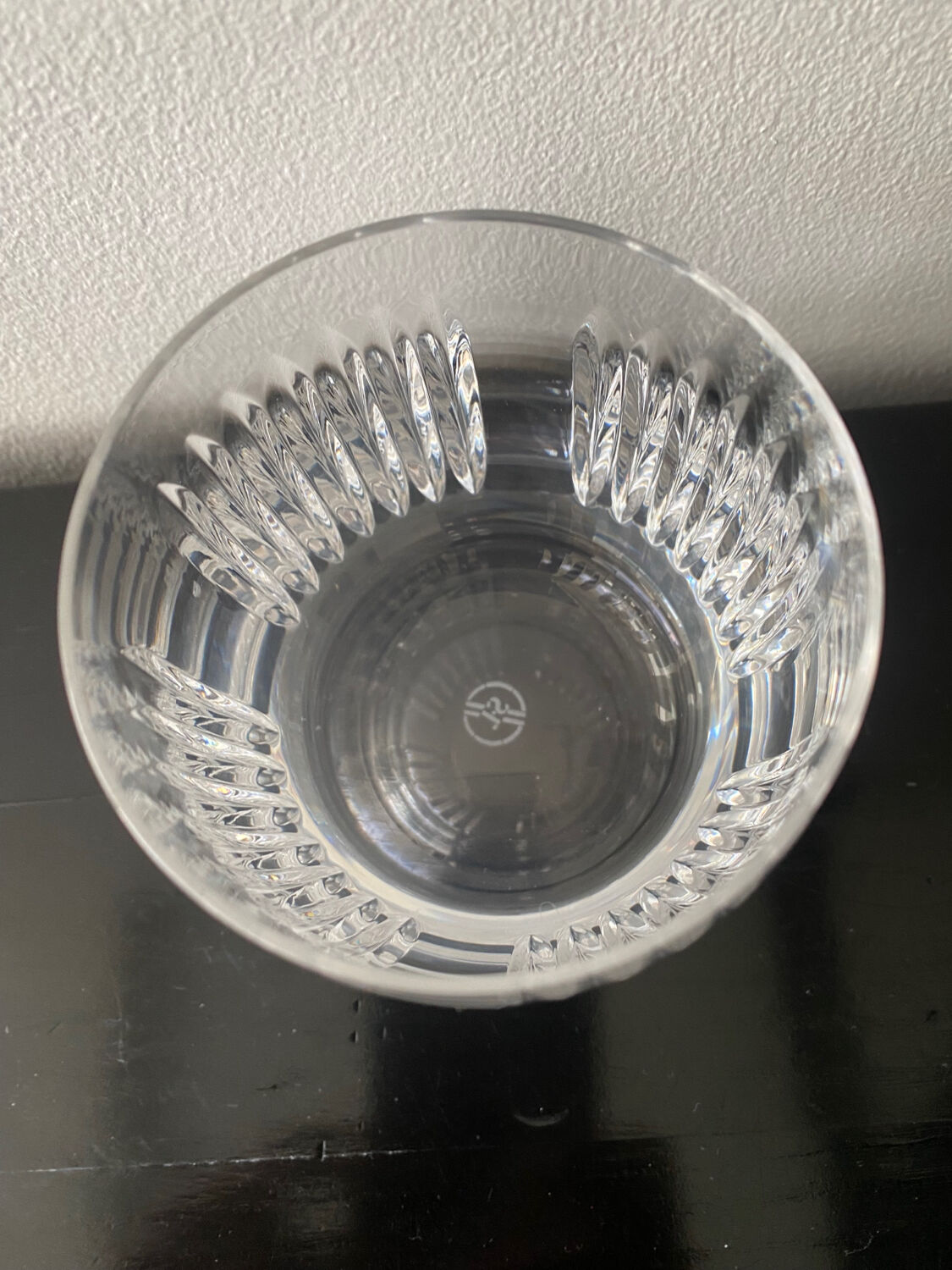 Saint Louis Crystal Glass Goblet Signed