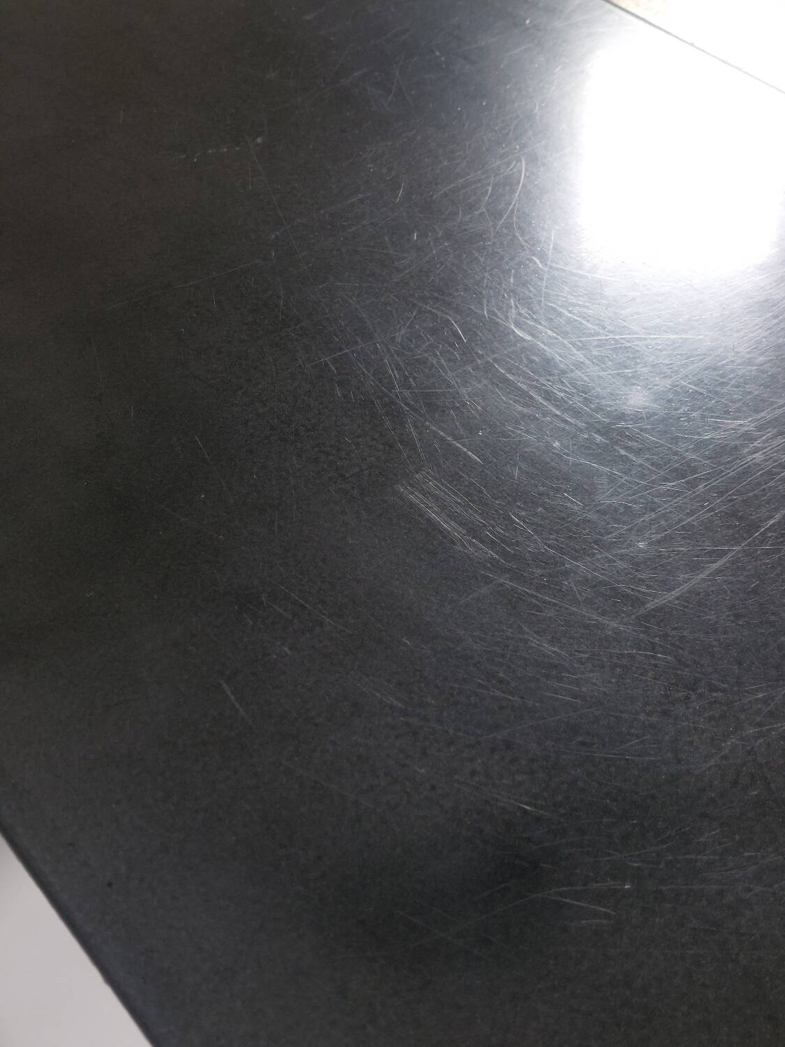 Table console en acier laqué vintage postmoderne par Bucciarelli Milano