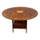 Antique Edwardian Mahogany Oval Drop Leaf Side Table (Circa 1900–1930)