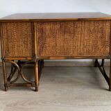 Vintage rattan desk