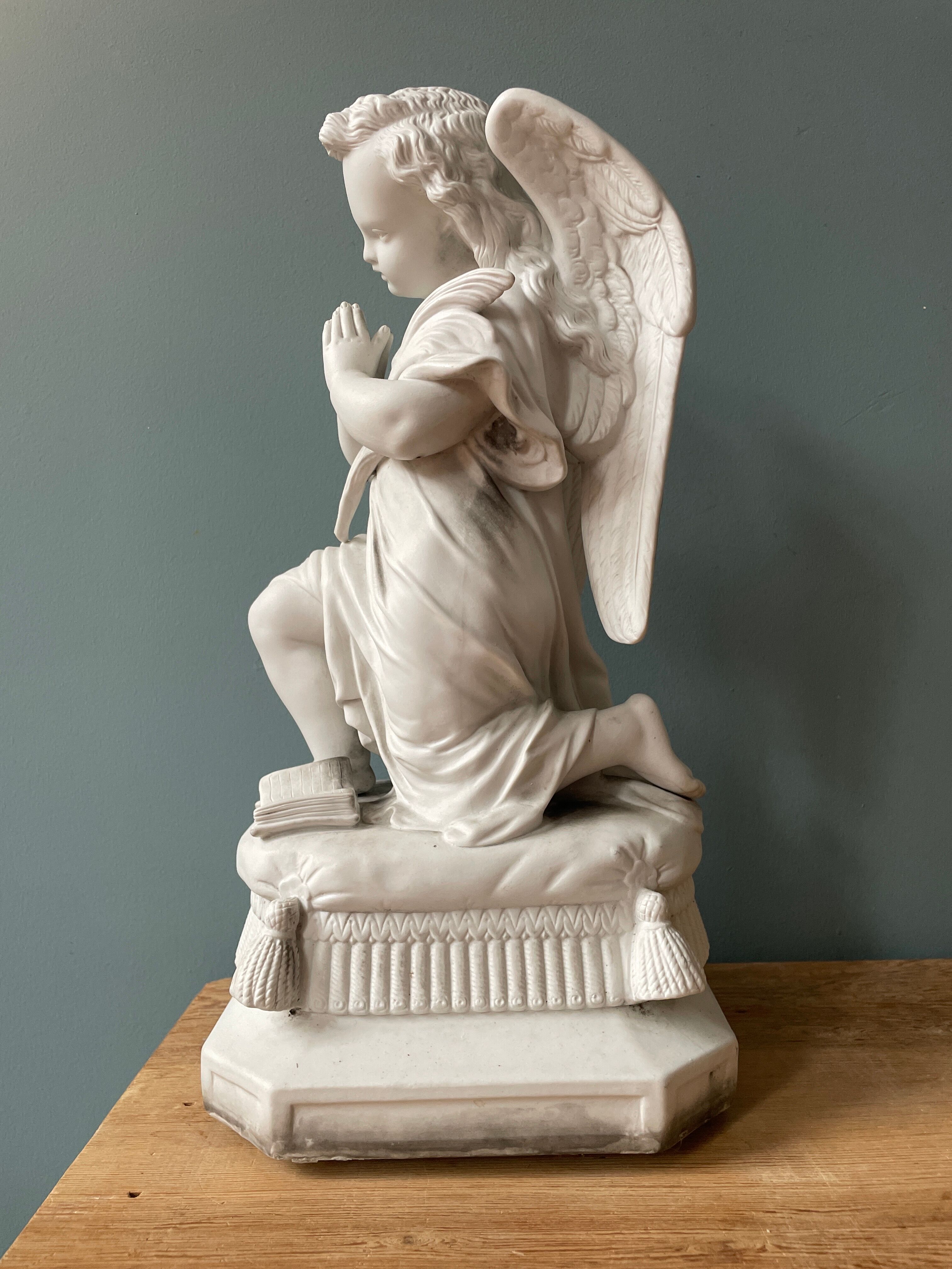 Angelot biscuit of the nineteenth signed