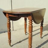 Table Walnut expandable foot umbrella