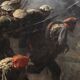 Great battle of the 19th century, painting signed H.P.