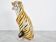 Large ceramic Hand Painted Tiger, 1970's Italy