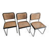 Chaises B32 noires de Marcel Breuer