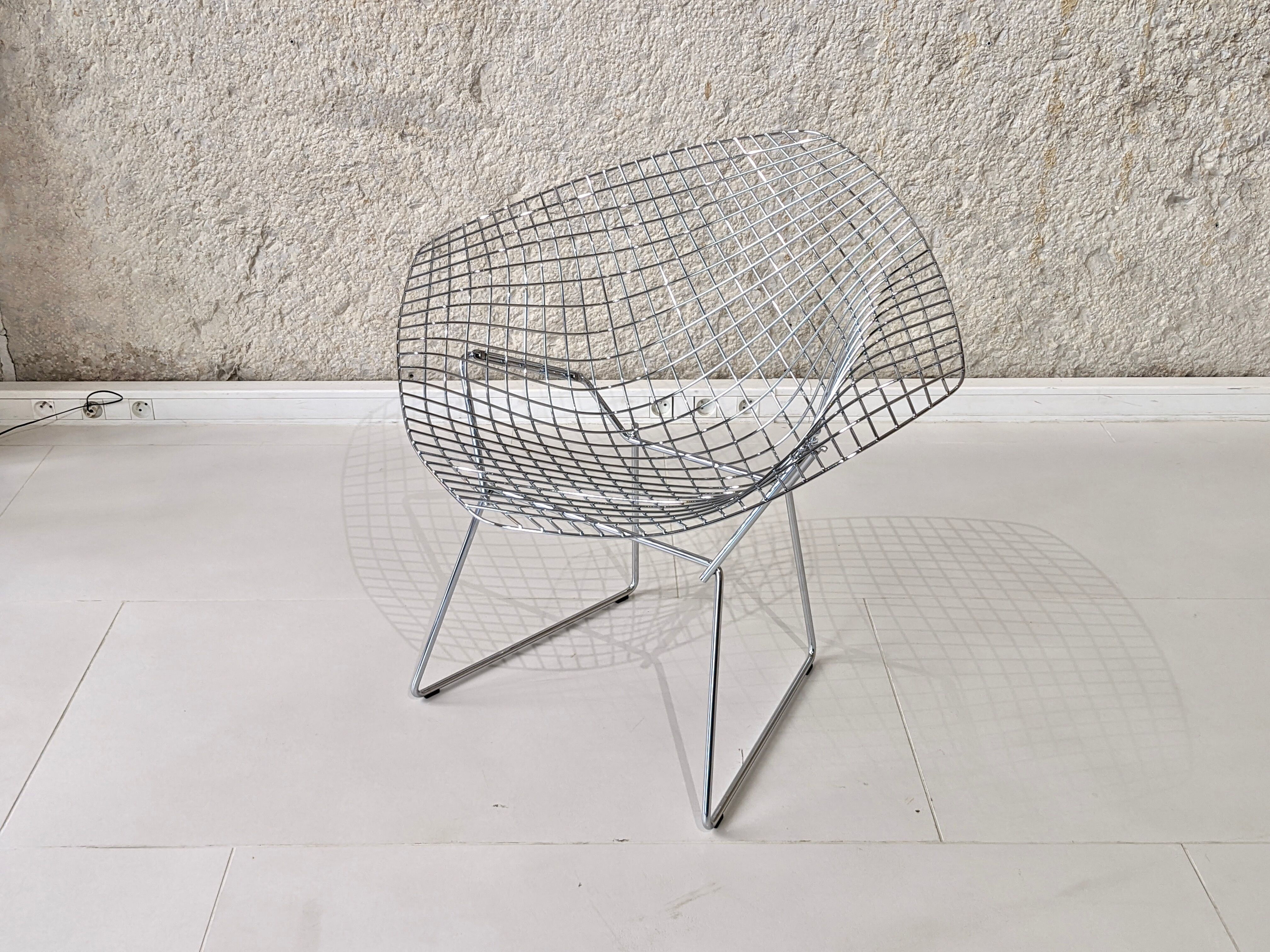 "Diamond" armchair by Harry Bertoia for Knoll.