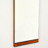 Scandinavian teak mirror 1960