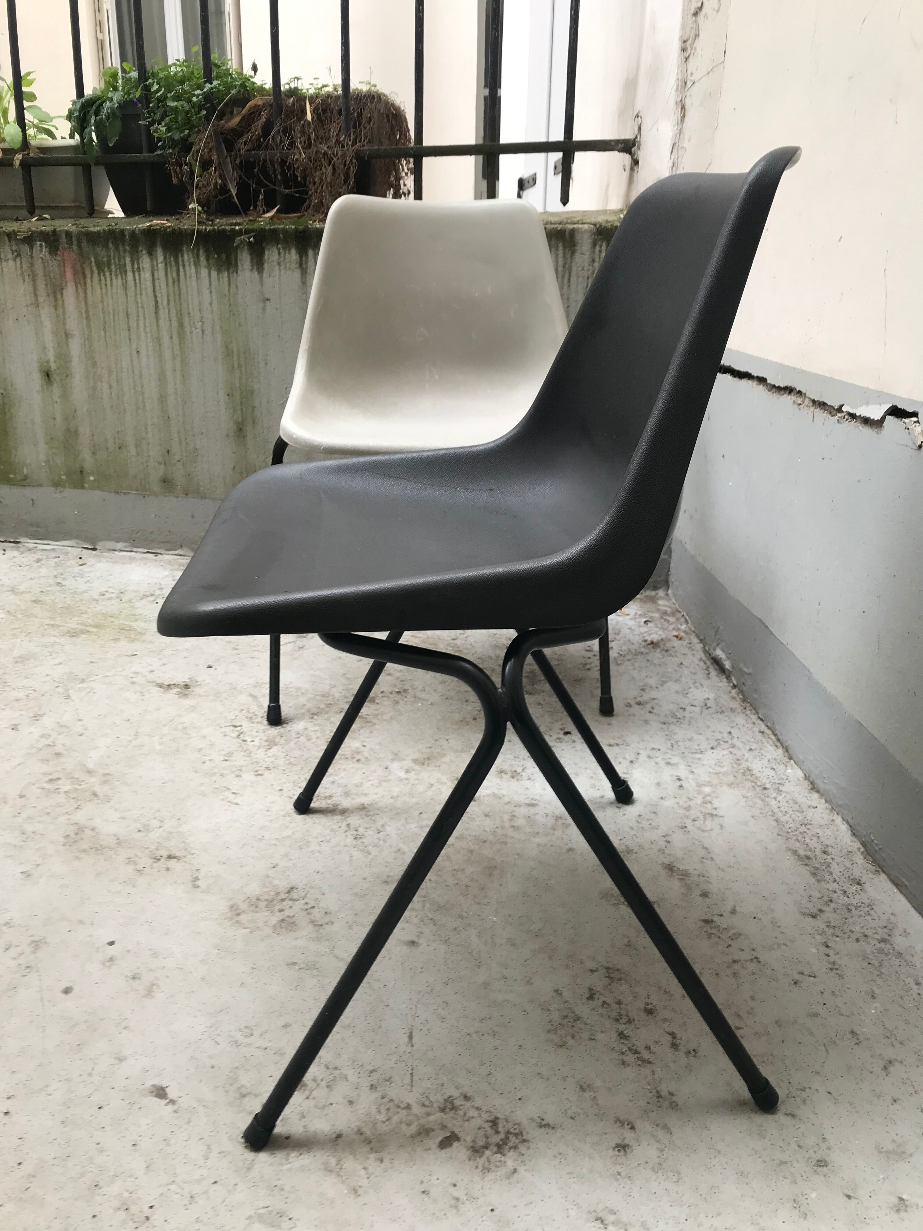 Paire de chaises Robin Day
