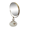 Miroir "Vogue" sur pied en porcelaine 15X28cm