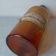 Old pharmacy jar jar apothecary amber glass + original label Calcium