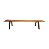 Old teak workshop bench