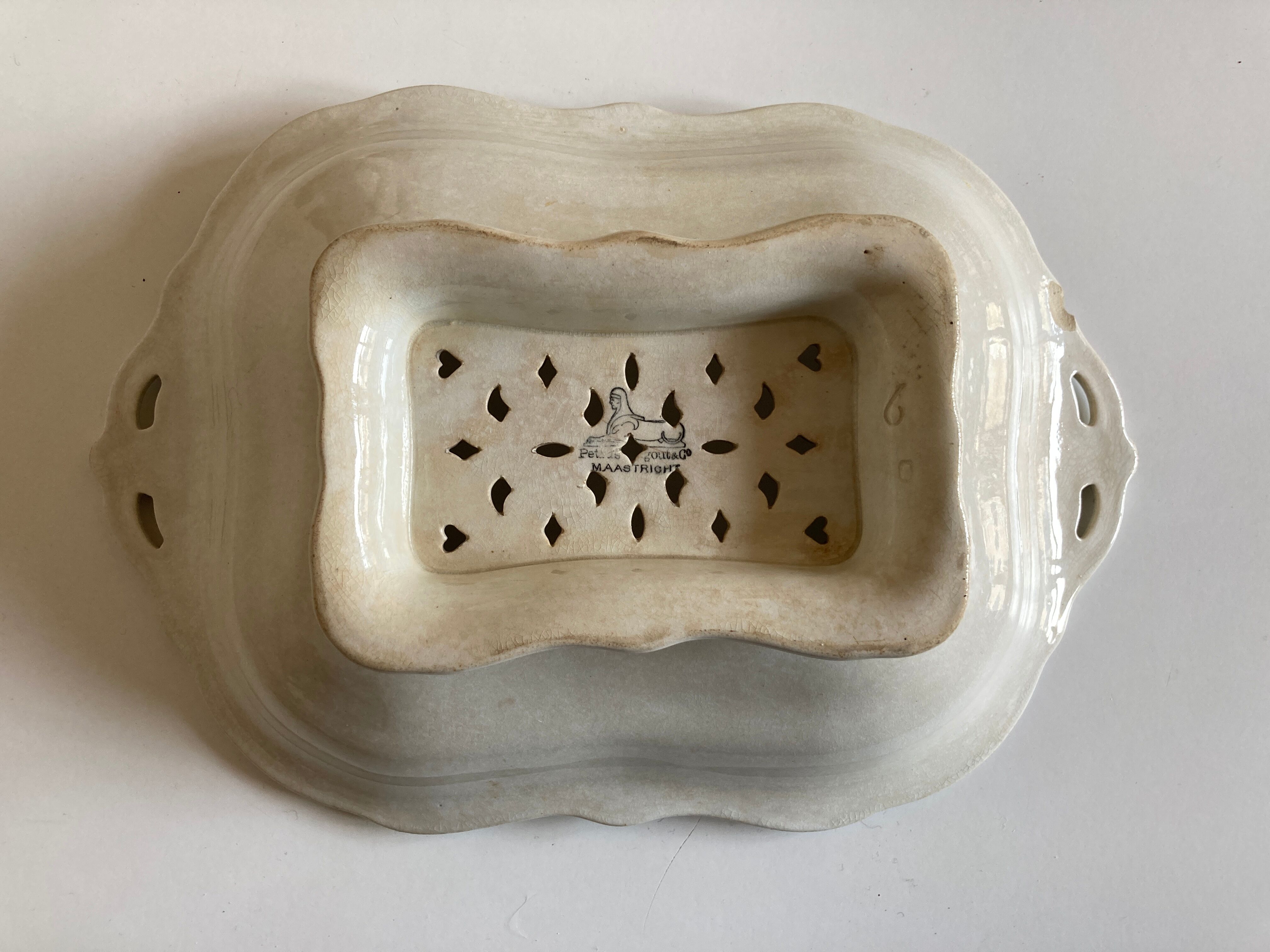 19th-19th-sized Dutch-made Petrus Regout - co