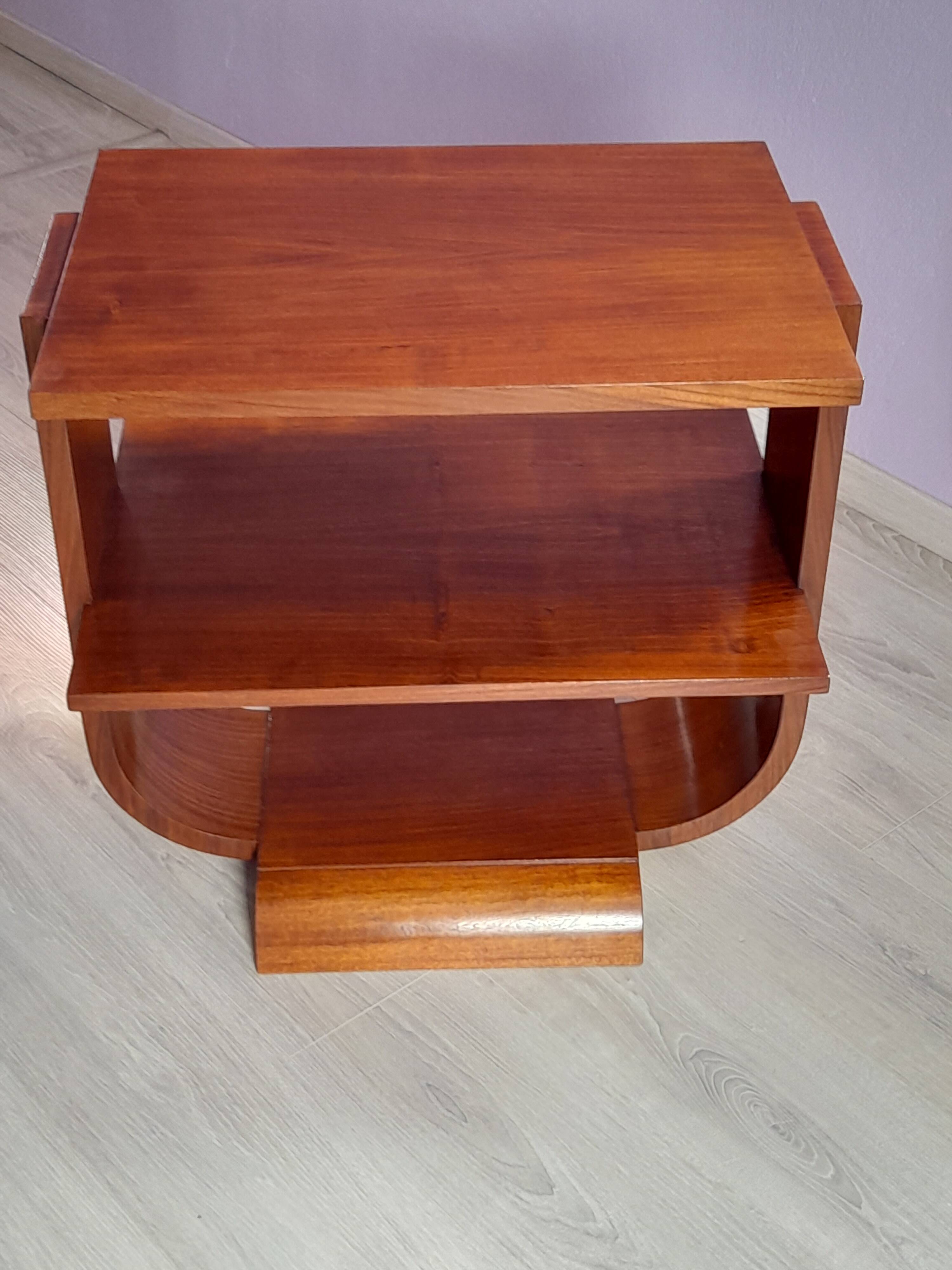 Art Deco period mahogany coffee table