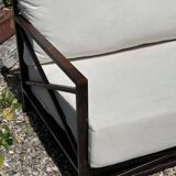 Fauteuils (la paire) pliable en fer 1980