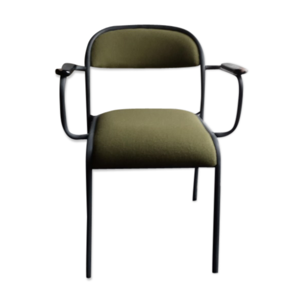 Fauteuil métal et tissu
