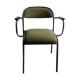 Metal and fabric armchair