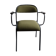 Metal and fabric armchair