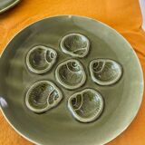 Set of 4 snail plates