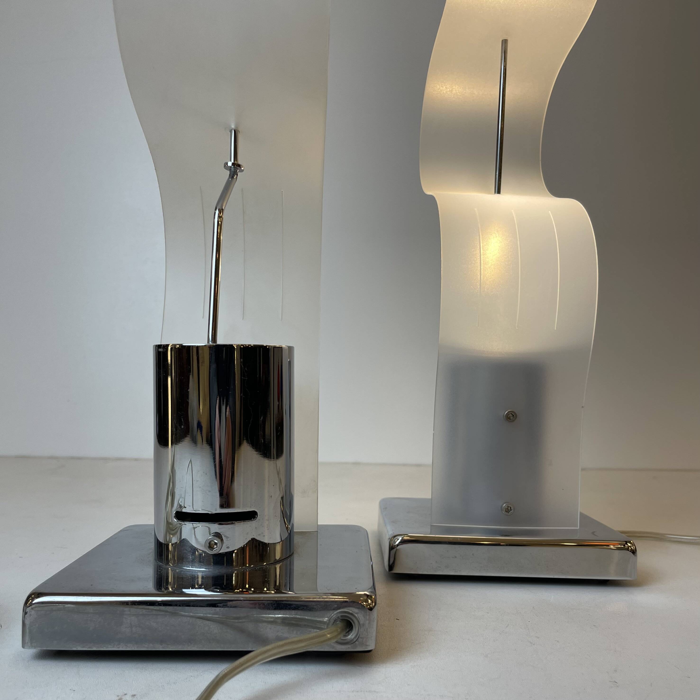 Pair of Late Modernist Table Lamps, 1990s~2000s