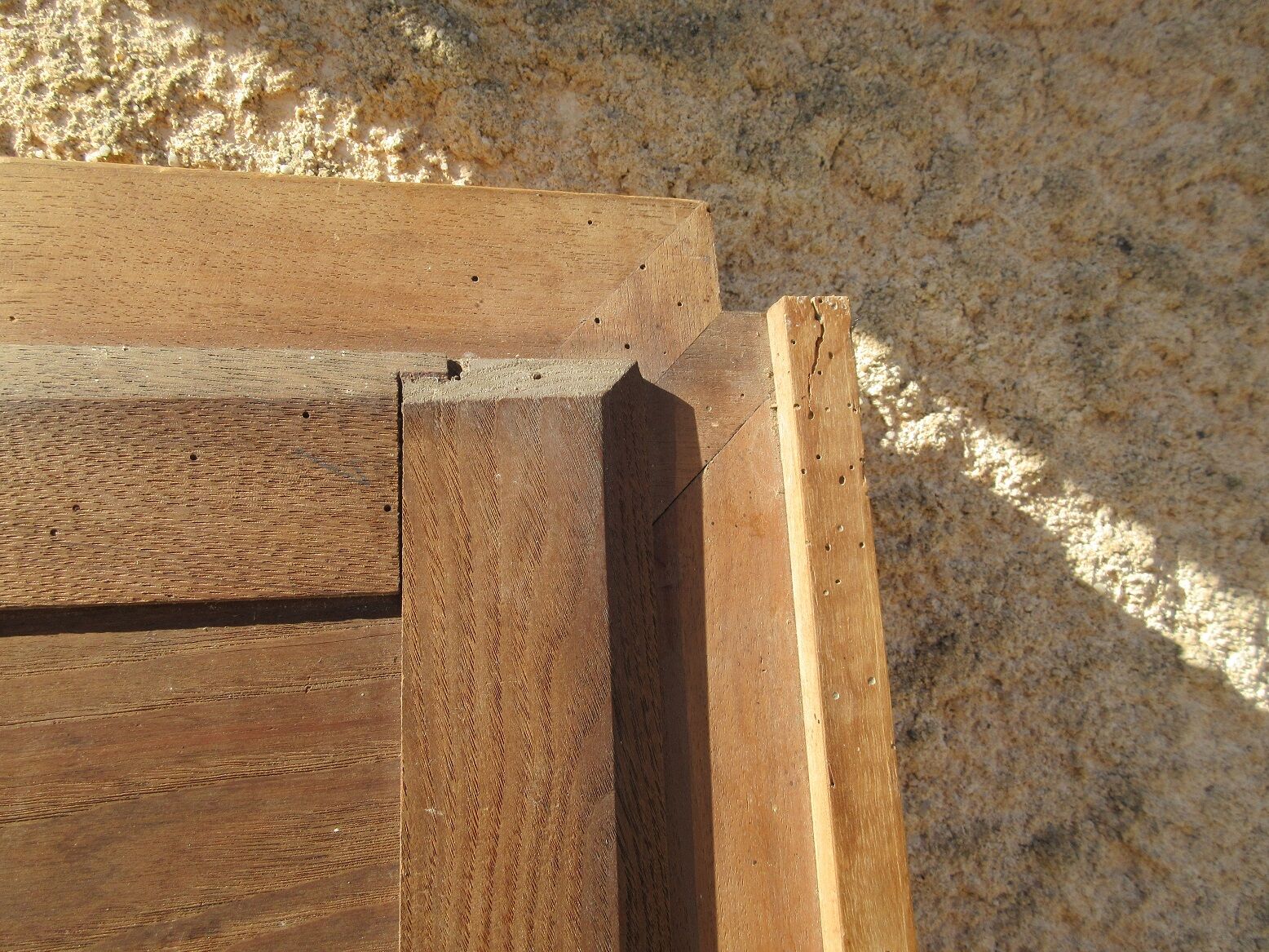 Walnut bevelled mirror 1900