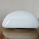 Large square ceiling light in white opaline, 1960s-70s