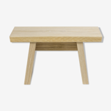 Japanese stool in solid oak