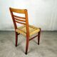 Paire de chaises bois et corde Audoux Minnet, 1950