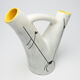 vase with double white and yellow collar, 60s