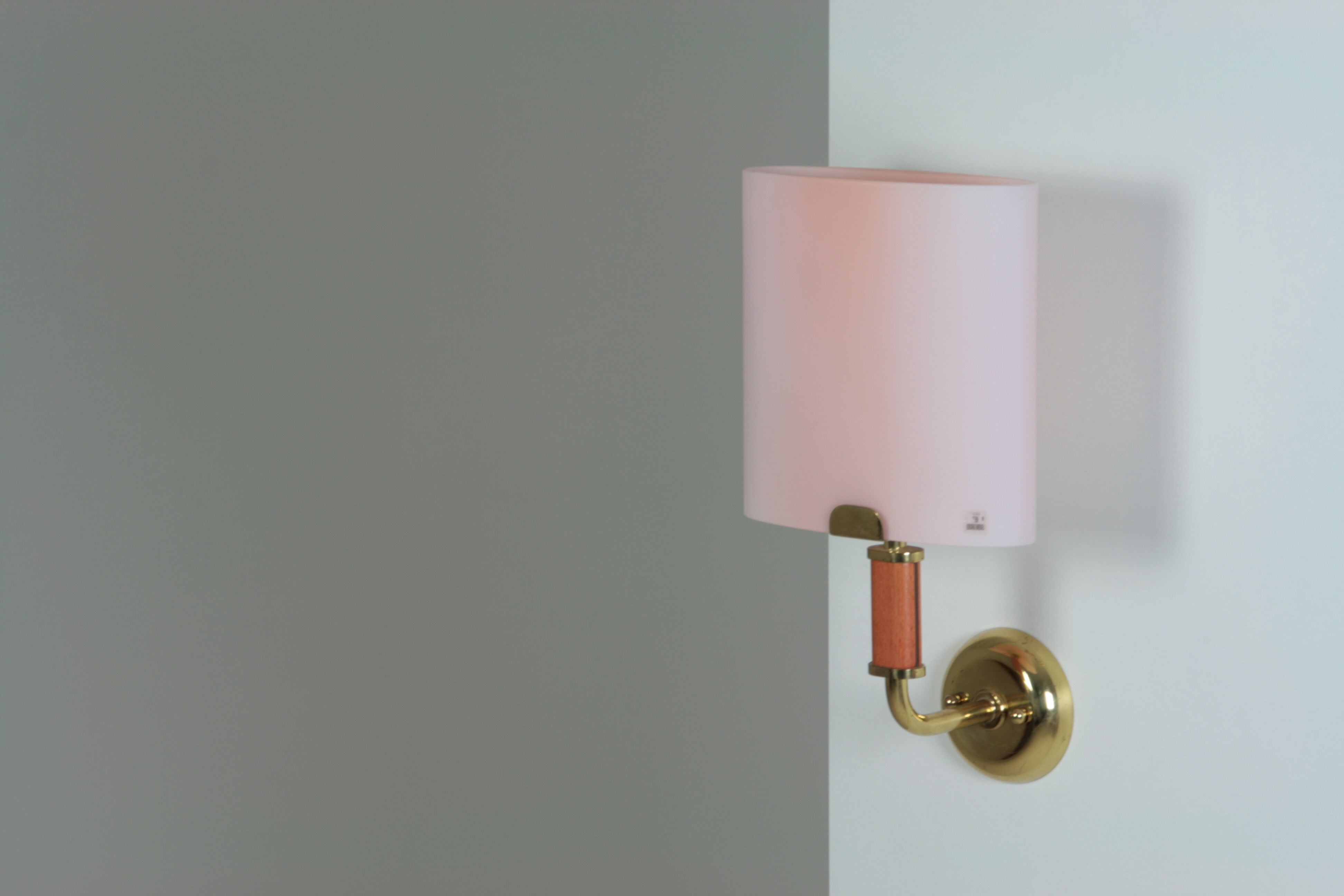 Pair of wall lamps Murano Vetri, Italy 1960s