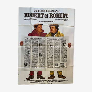 Poster for the film "Robert and Robert"