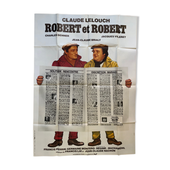 Poster for the film "Robert and Robert"