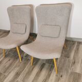 Restored pair of armchairs by Miroslav Navratil