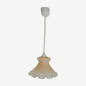 Honeycomb pink/vintage opaline pendant lamp