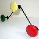 Coat rack 3 patères colors 50s