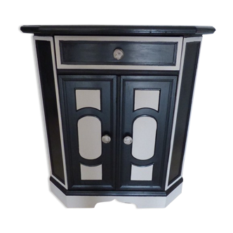 Small sideboard opening by two leaves and a quality wooden drawer