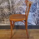 Vintage bistro chair in curved wood