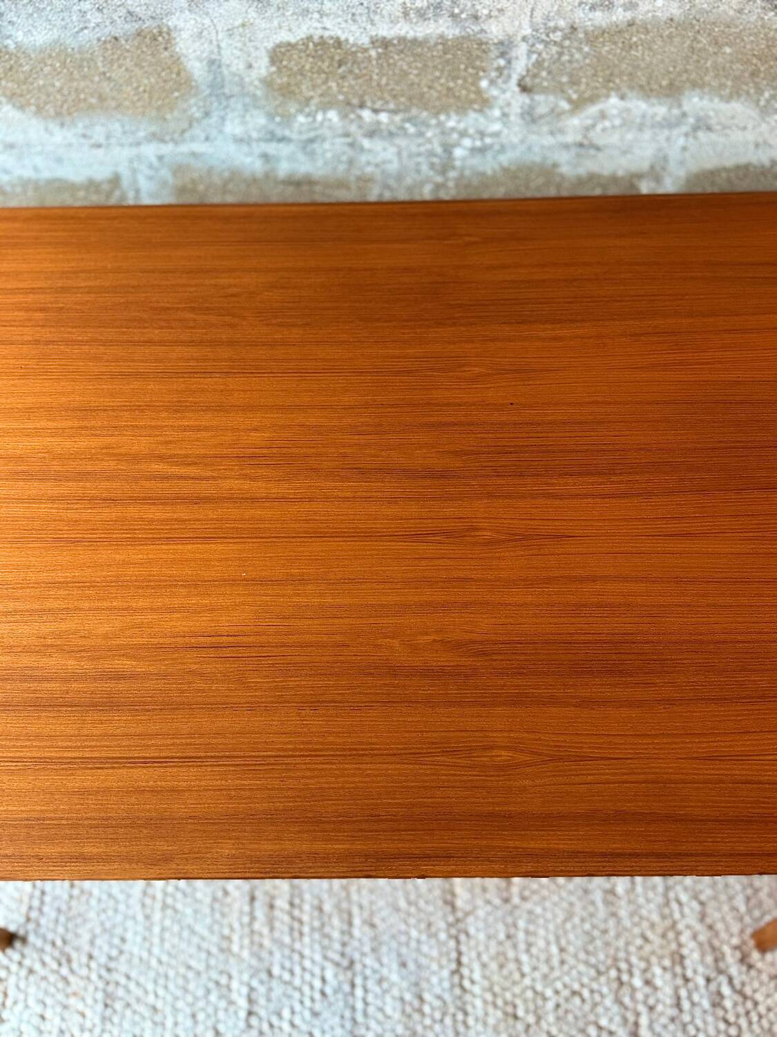 Scandinavian teak table with extensions, 1960s/70s.