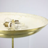 Lampadaire en laiton vintage de plancher