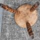 Folk art tripod stool