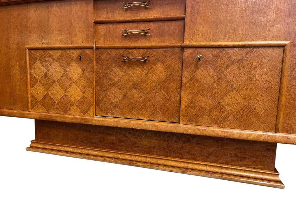 Vintage wooden sideboard in Art Deco style