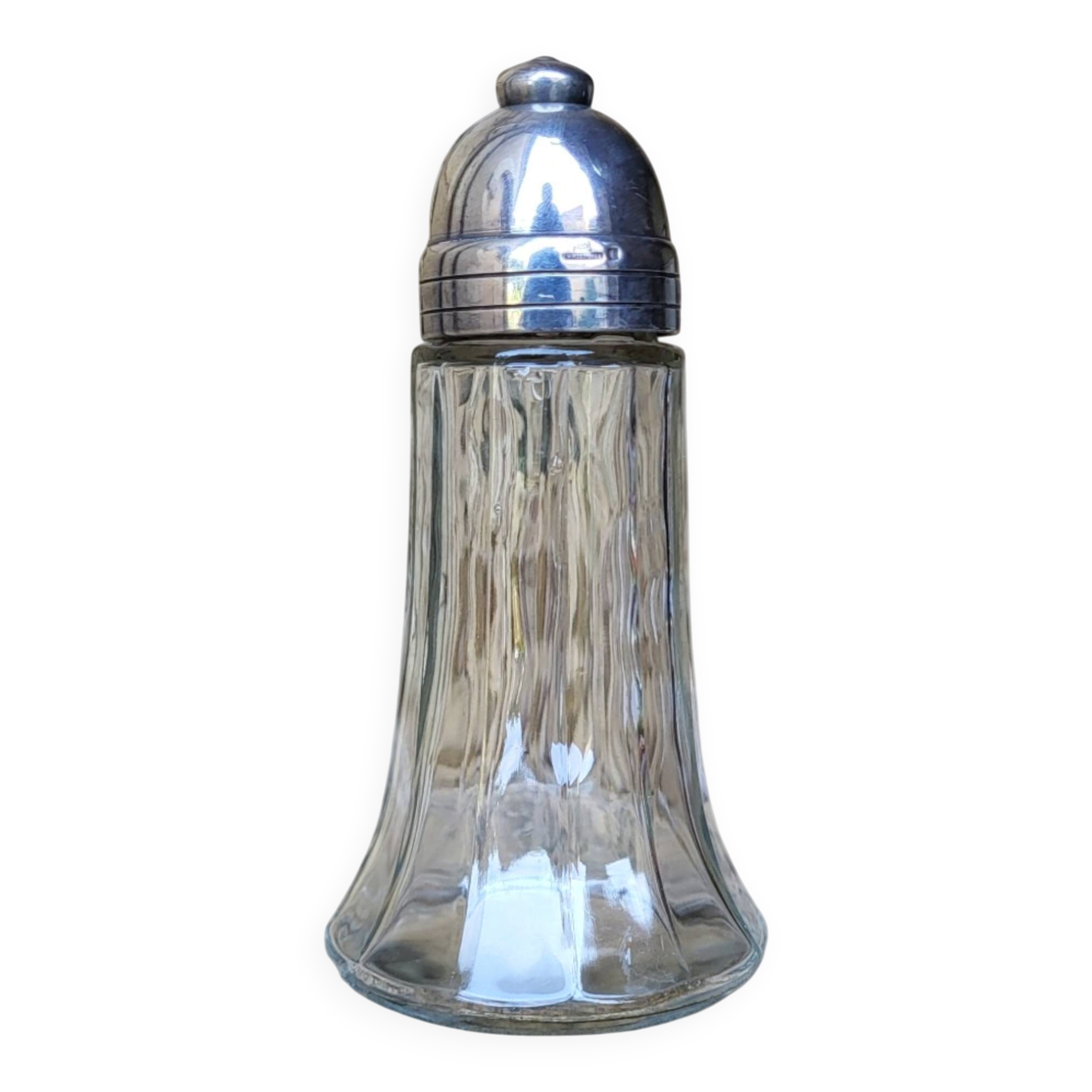 Silver-plated metal shaker by Christofle