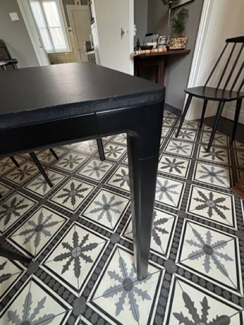 Black table Scandinavian model T12 HAY