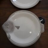 Set of 4 plates in the shape of fish