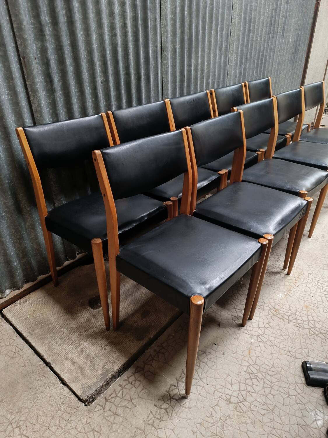 Vintage Scandinavian dining chairs